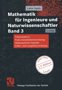 Cover Mathematik für Ingenieure und Naturwissenschaftler Band 3