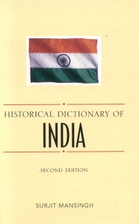 Cover Historical Dictionary of India
