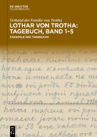 Cover Lothar von Trotha: Tagebuch, Band 1–5