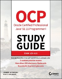 Cover OCP Oracle Certified Professional Java SE 11 Programmer I Study Guide