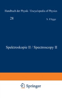 Cover Spektroskopie II / Spectroscopy II