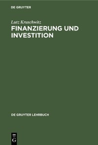 Cover Finanzierung und Investition