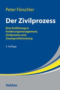 Cover Der Zivilprozess