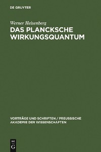 Cover Das Plancksche Wirkungsquantum