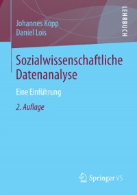 Cover Sozialwissenschaftliche Datenanalyse