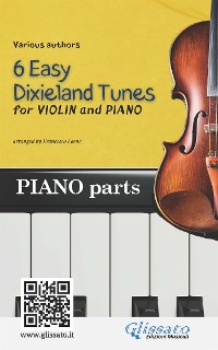 Cover Violin & Piano "6 Easy Dixieland Tunes" piano parts