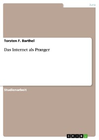 Cover Das Internet als Pranger