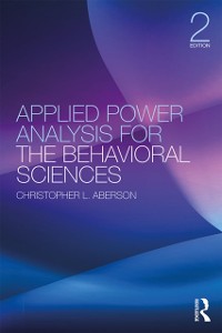 Cover Applied Power Analysis for the Behavioral Sciences