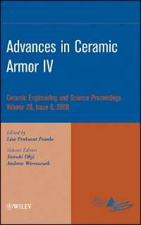 Cover Advances in Ceramic Armor IV, Volume 29, Issue 6