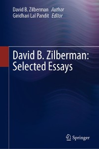 Cover David B. Zilberman: Selected Essays