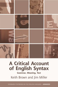 Cover Critical Account of English Syntax