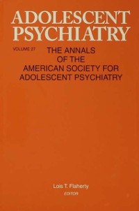 Cover Adolescent Psychiatry, V. 27