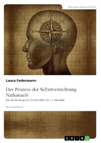 Cover Der Prozess der Selbstvernichtung Nathanaels. Die Bedeutung des Motivs Mensch als Automat