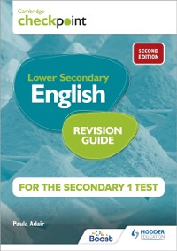 Cover Cambridge Checkpoint Lower Secondary English Revision Guide for the Secondary 1 Test 2nd edition