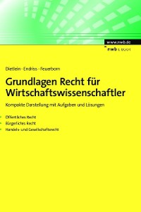 Cover Grundlagen Recht für Wirtschaftswissenschaftler