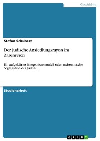 Cover Der jüdische Ansiedlungsrayon im Zarenreich