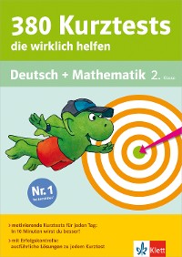Cover Klett 380 Kurztests, die wirklich helfen - Deutsch und Mathematik 2. Klasse