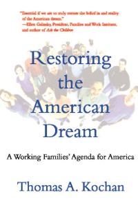 Cover Restoring the American Dream
