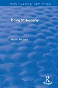 Cover Doing Philosophy