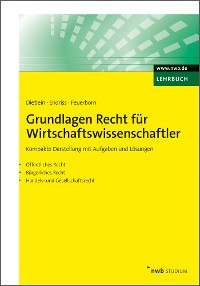 Cover Grundlagen Recht für Wirtschaftswissenschaftler