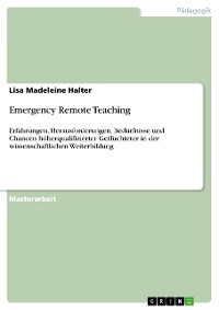 Cover Emergency Remote Teaching