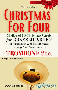 Cover Bb Trombone 2 treble clef part - Brass Quartet Medley "Christmas for Four"