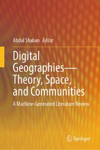 Cover Digital Geographies—Theory, Space, and Communities