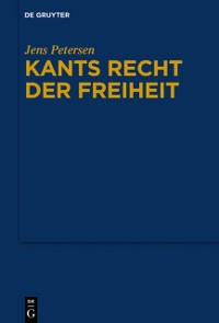 Cover Kants Recht der Freiheit