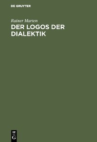 Cover Der Logos der Dialektik