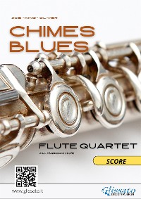 Cover Flute Quartet sheet music: Chimes Blues (score)