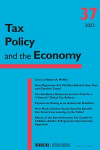 Cover Tax Policy and the Economy, Volume 37