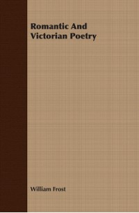 Cover Romantic And Victorian Poetry