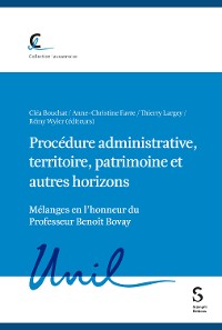 Cover Procédure administrative, territoire, patrimoine et autres horizons