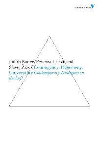 Cover Contingency, Hegemony, Universality