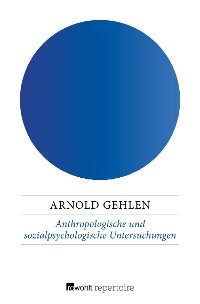 Cover Anthropologische und sozialpsychologische Untersuchungen