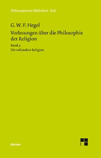 Cover Vorlesungen über die Philosophie der Religion. Teil 3