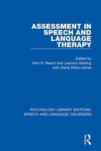 Cover Assessment in Speech and Language Therapy