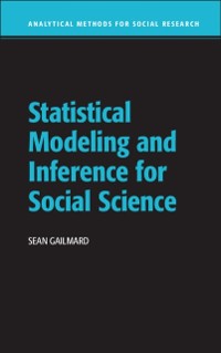 Cover Statistical Modeling and Inference for Social Science
