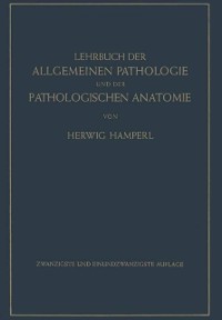 Cover Lehrbuch der allgemeinen Pathologie und der pathologischen Anatomie