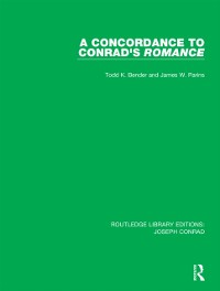 Cover A Concordance to Conrad''s Romance