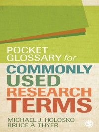 Cover Pocket Glossary for Commonly Used Research Terms