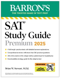 Cover Digital SAT Study Guide Premium, 2025: 4 Practice Tests + Comprehensive Review + Online Practice