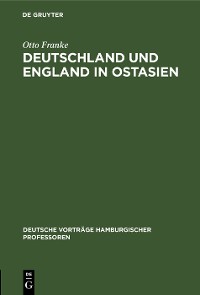 Cover Deutschland und England in Ostasien