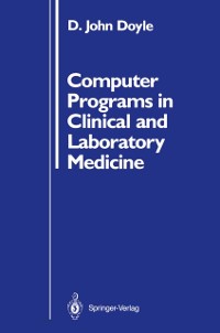 Cover Computer Programs in Clinical and Laboratory Medicine