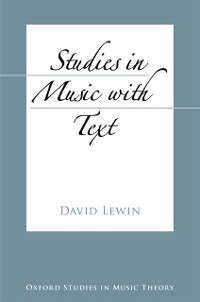 Cover Studies in Music with Text