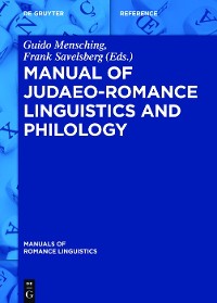 Cover Manual of Judaeo-Romance Linguistics and Philology