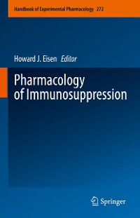 Cover Pharmacology of Immunosuppression