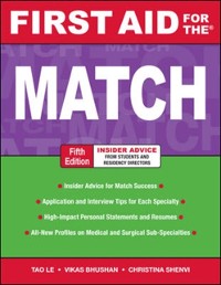 Cover First Aid for the Match, Fifth Edition