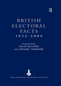 Cover British Electoral Facts 1832-2006