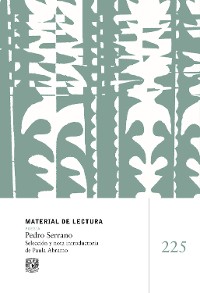 Cover Pedro Serrano. Material de lectura núm. 225. Poesía. Nueva ápoca